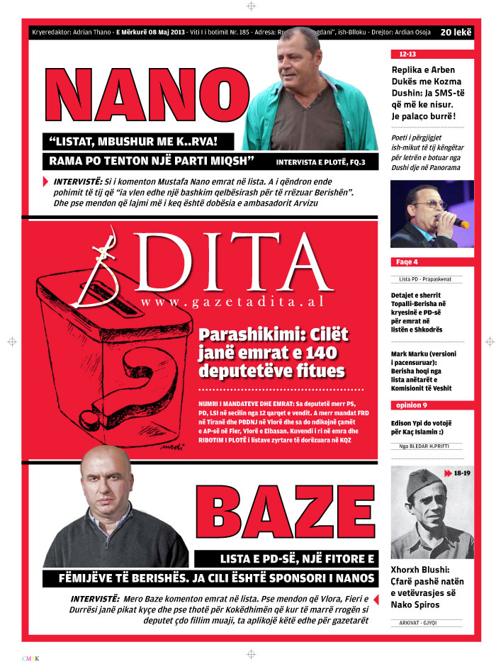 gazeta dita cover